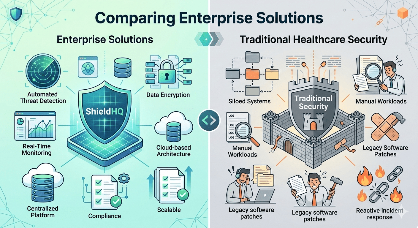 ShieldHQ vs Traditional Healthcare Security: Comparing Enterprise Solutions 1 Gemini Generated Image 28elm128elm128el