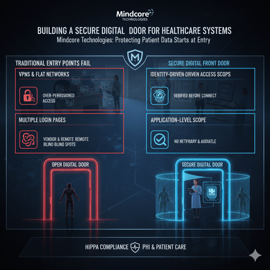 Building a Secure Digital Front Door for Healthcare Systems 1 Gemini Generated Image 5ryvz75ryvz75ryv