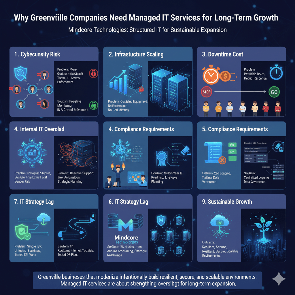 Why Greenville Companies Need Managed IT Services for Long-Term Growth 1