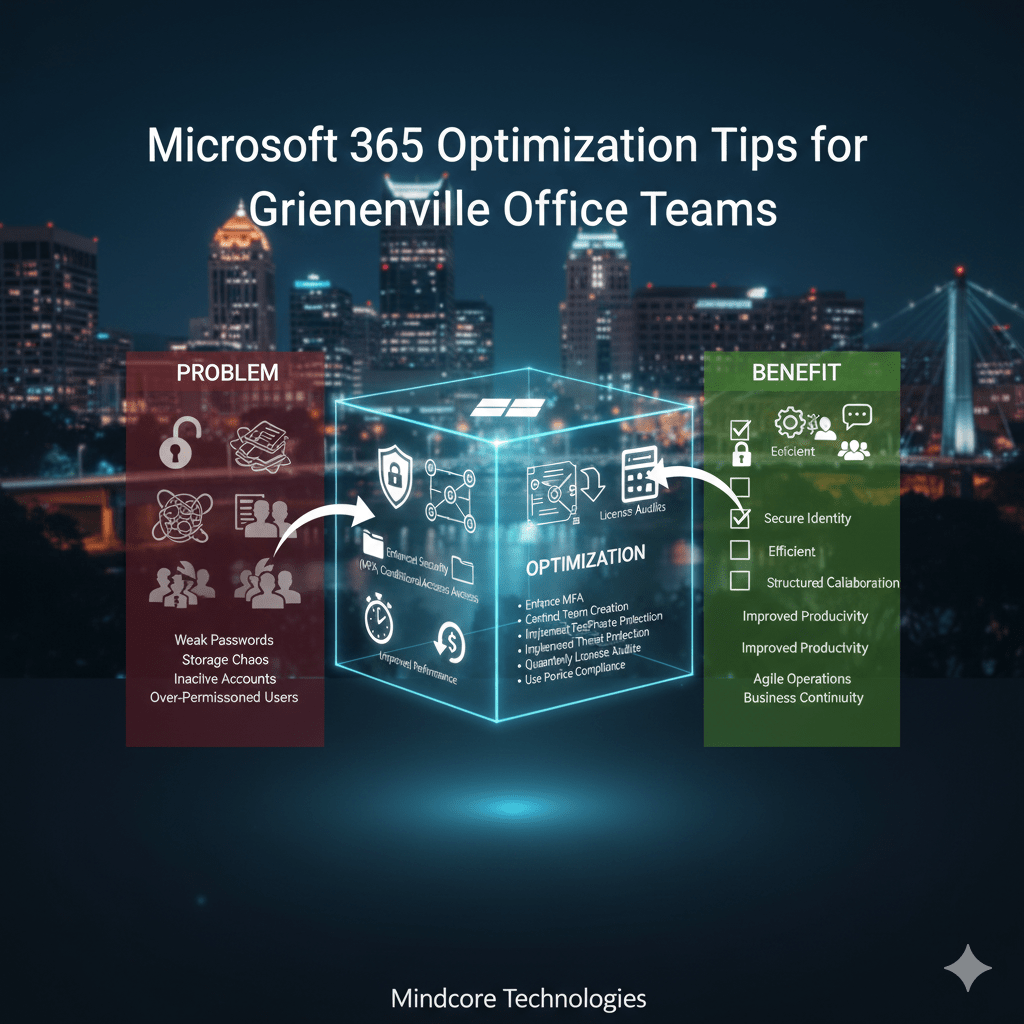 Microsoft 365 Optimization Tips for Greenville Office Teams 1 Gemini Generated Image bg6grebg6grebg6g