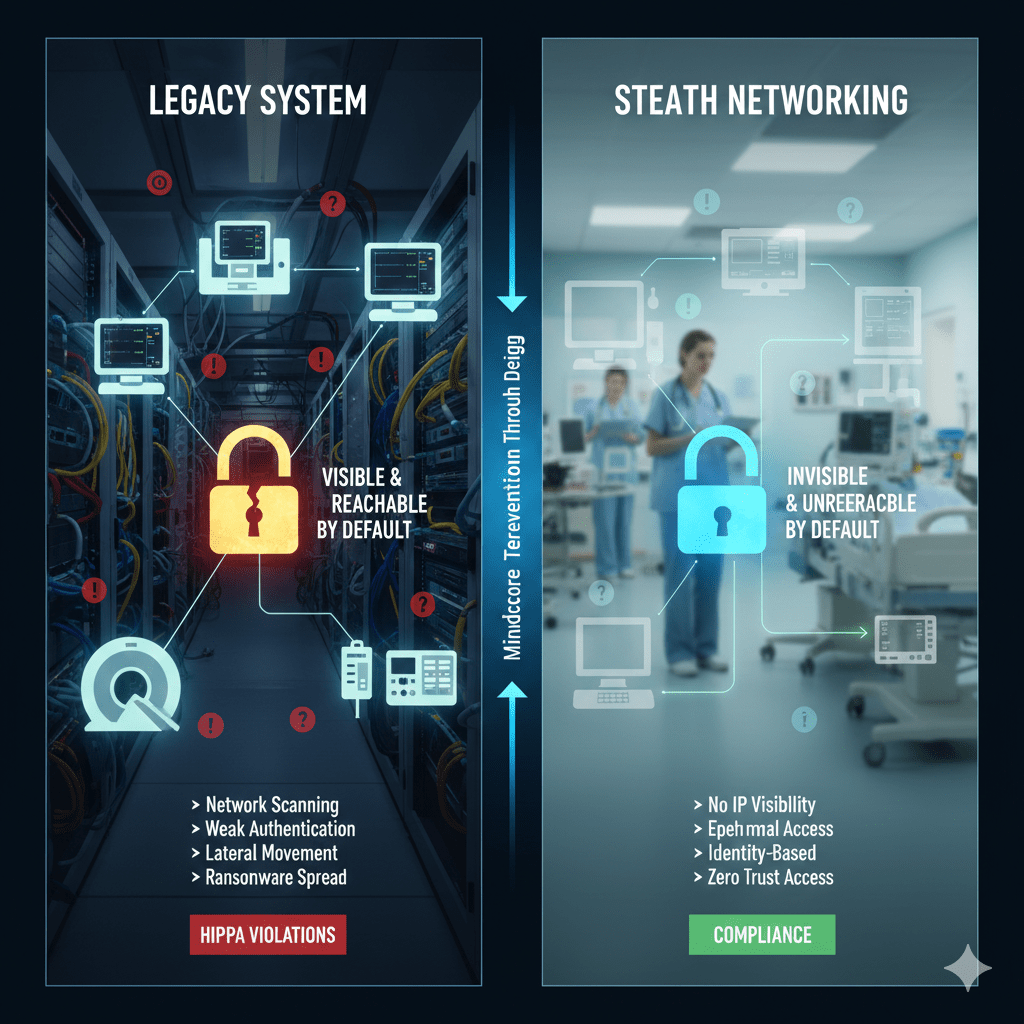 Securing Medical Devices with Stealth Networking 1 Gemini Generated Image eq7l1weq7l1weq7l