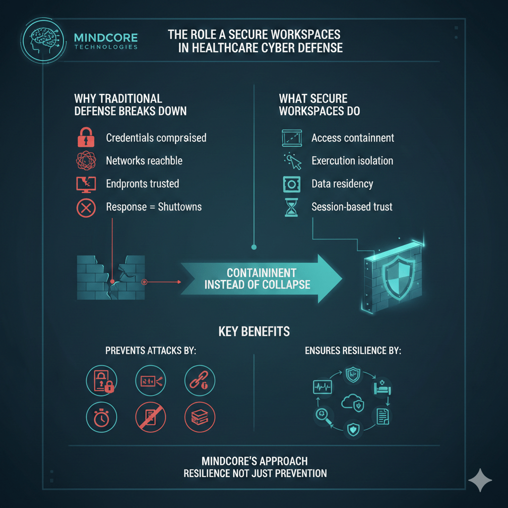 The Role of Secure Workspaces in Healthcare Cyber Defense 1 Gemini Generated Image l8c42jl8c42jl8c4