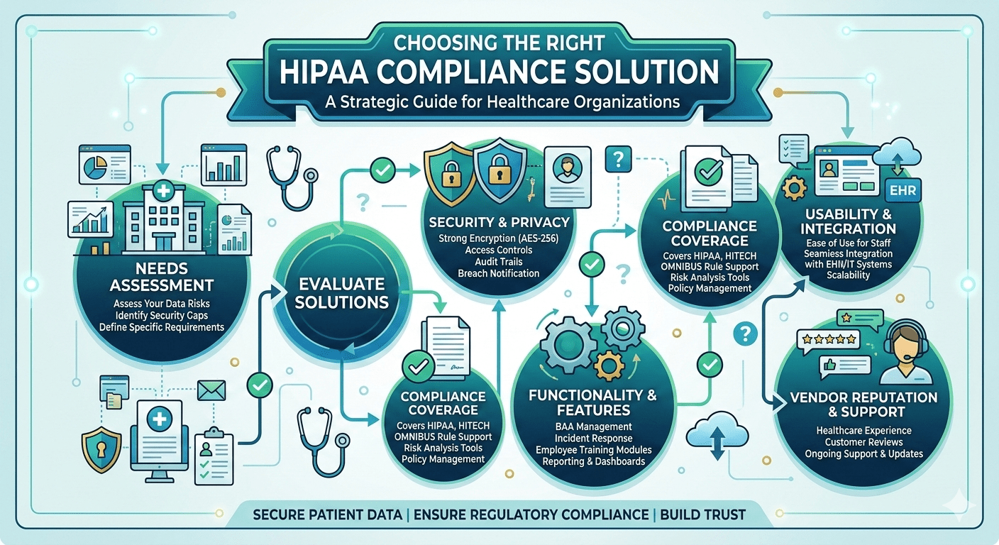 How to Choose the Right HIPAA Compliance Solution for Your Healthcare Organization 1 Gemini Generated Image wpoa3bwpoa3bwpoa