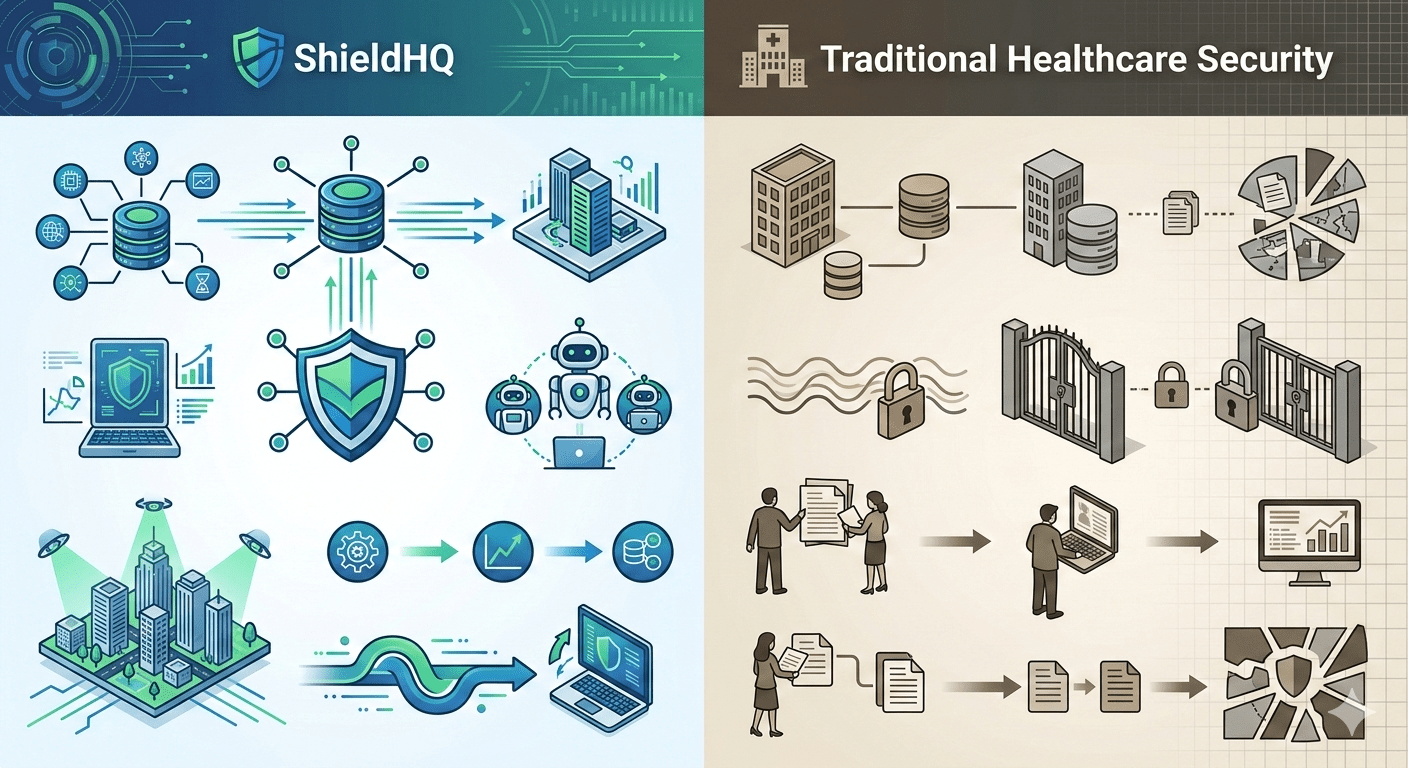 ShieldHQ vs. Traditional Healthcare Security: Enterprise Comparison 1 Gemini Generated Image urbh4vurbh4vurbh