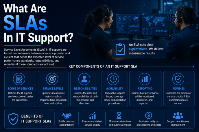 SLA components and benefits in IT