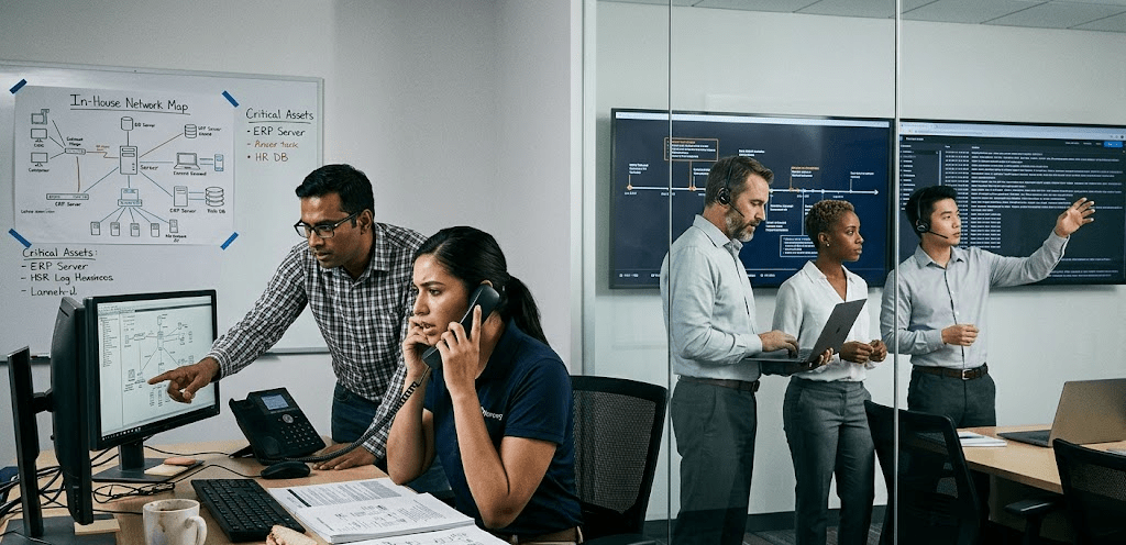Managed IT vs. In-House IT: Who Responds Better to a Ransomware Attack? 1 Managed IT vs. In-House IT: Who Responds Better to a Ransomware Attack?