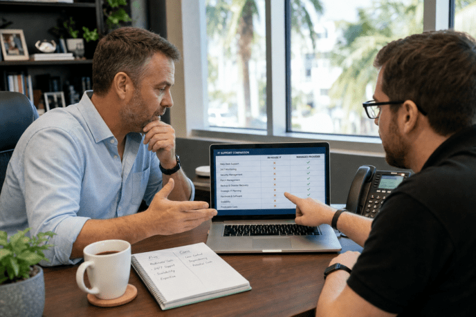 In-House vs Outsourced IT in Orlando
