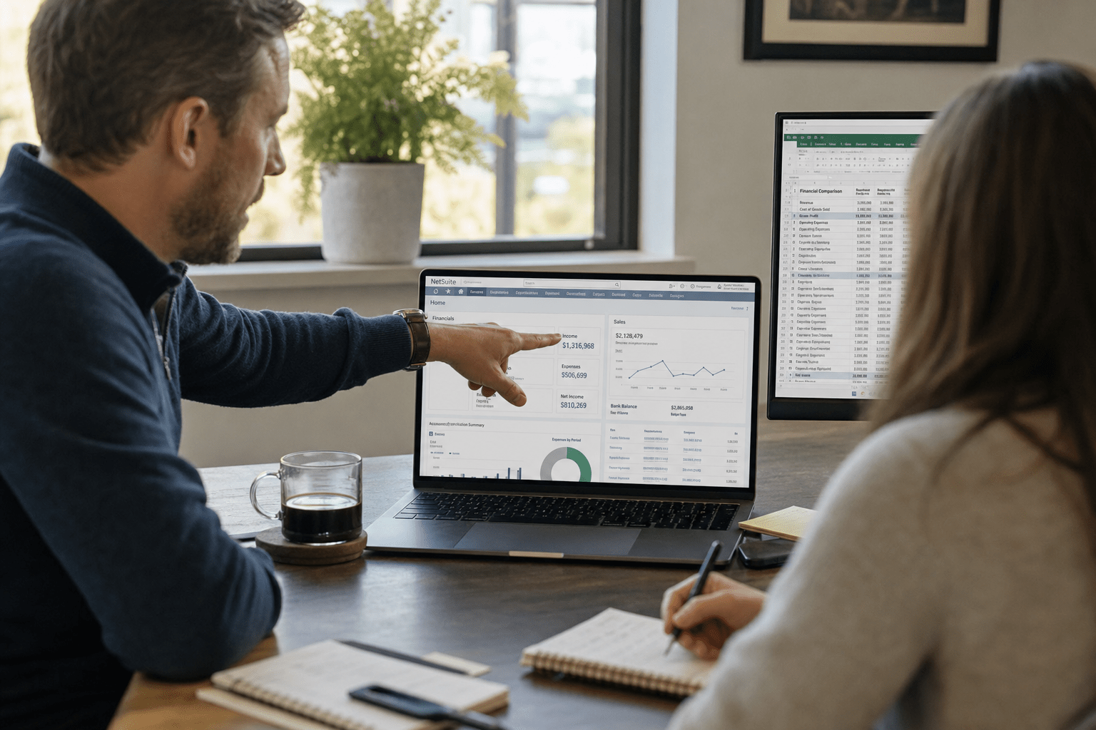 What to Look for in Netsuite Florida: A Buyer Checklist 1 NetSuite Florida partner reviewing ERP buyer checklist