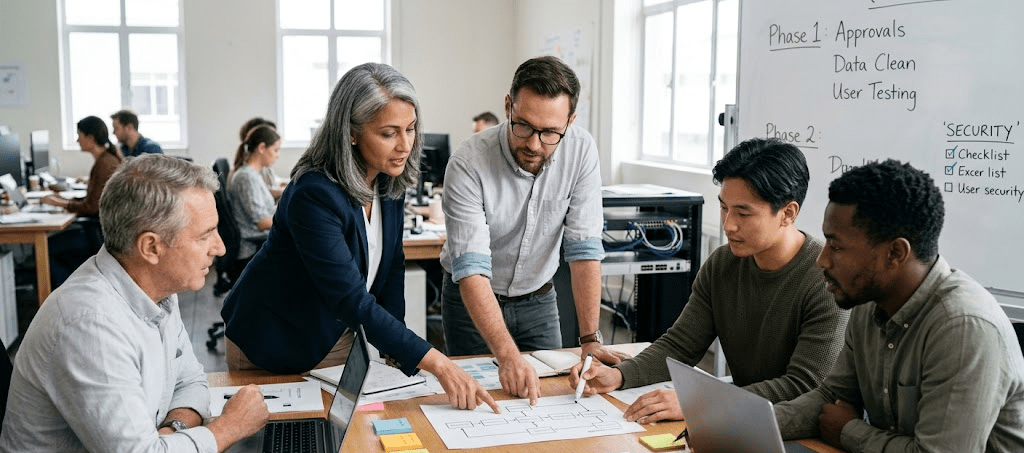 Where security fits, and why phase one is the only right answer
