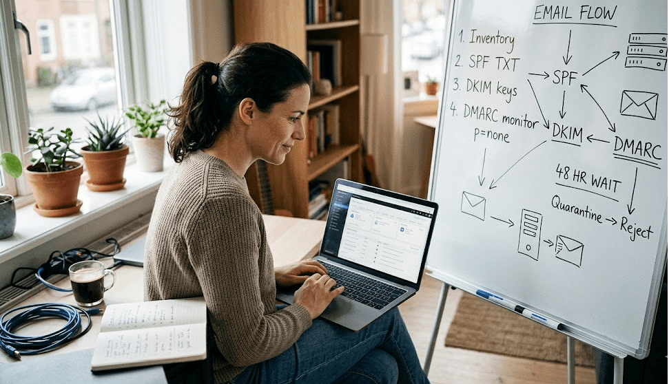 How to Set Up DMARC, DKIM, and SPF for Your Business Domain 2 SPF, DKIM, and DMARC step by step
