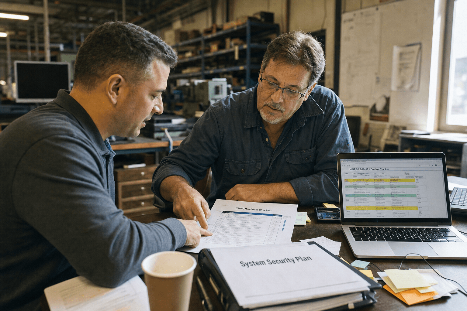 Best CMMC Compliance Consultants in New Jersey 1 CMMC consultant reviewing compliance checklist New Jersey