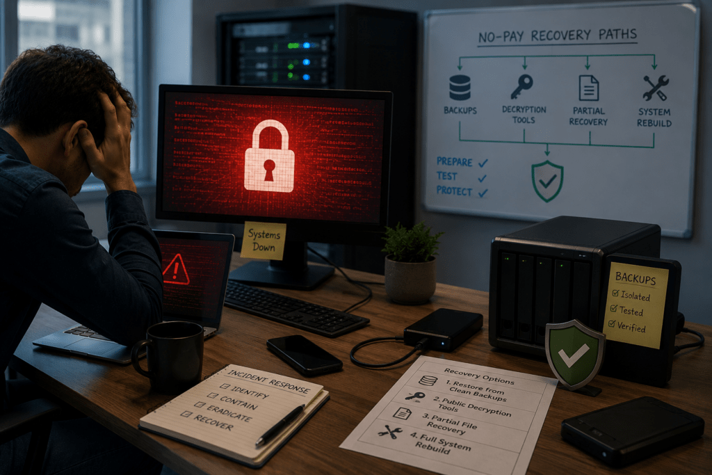 Can You Recover from Ransomware Without Paying the Ransom? 2 Can You Recover from Ransomware Without Paying the Ransom? 2