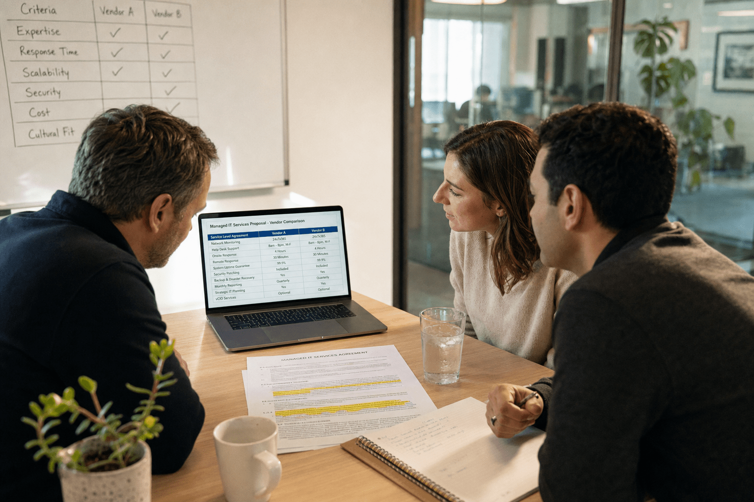 How to Choose a Managed IT Services Provider in Fairfield NJ 1 Team choosing a managed IT services provider in Fairfield NJ