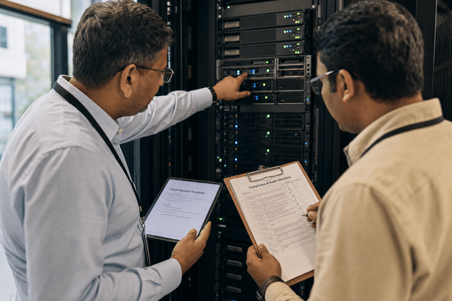 Best Cloud Migration Companies for Financial Services Firms 1 IT leaders reviewing financial services cloud migration plan