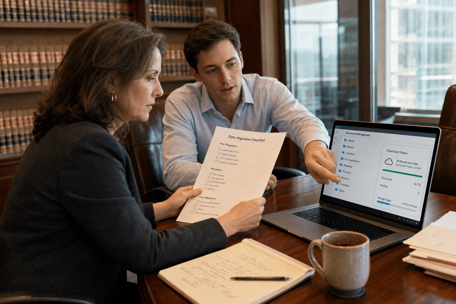 Cloud Migration for Law Firms: 5 Costly Mistakes to Avoid 1 Law firm team planning a cloud migration