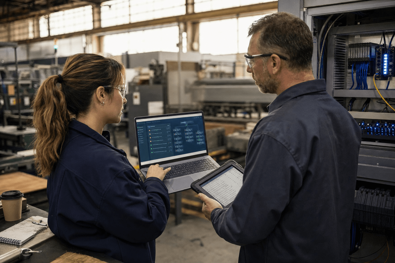 Cybersecurity for Manufacturers: A Plan That Protects Uptime 1 Cybersecurity for Manufacturers Factory Floor