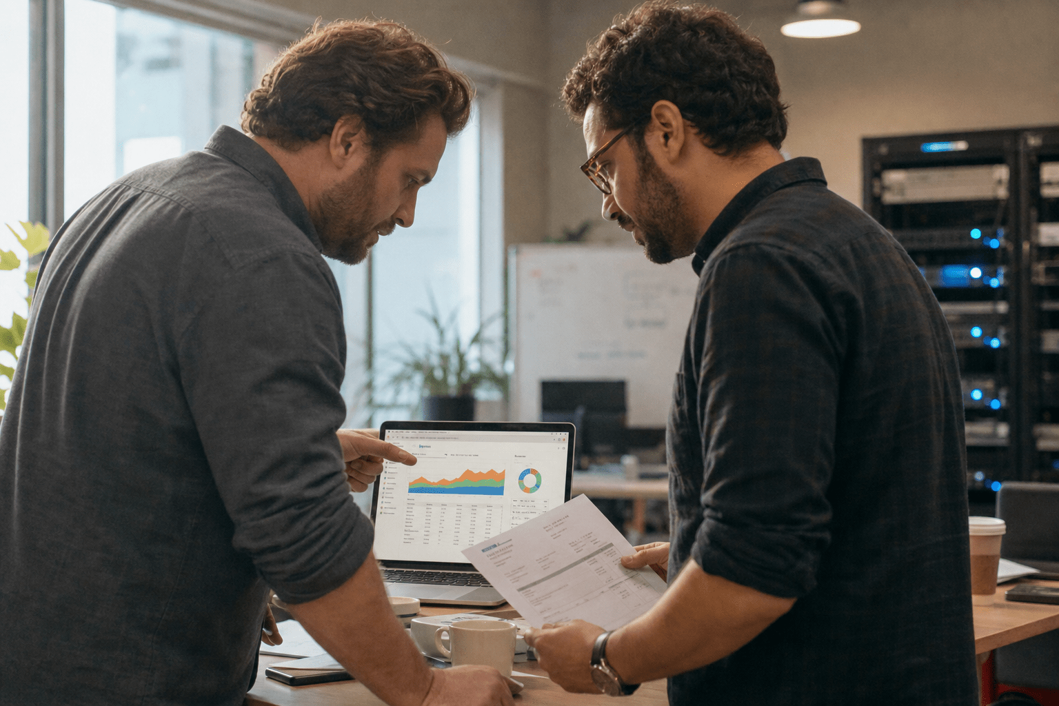 Stop Overpaying: Fix Your AWS Cloud Services Setup Now 1 IT team reviewing AWS cloud services costs