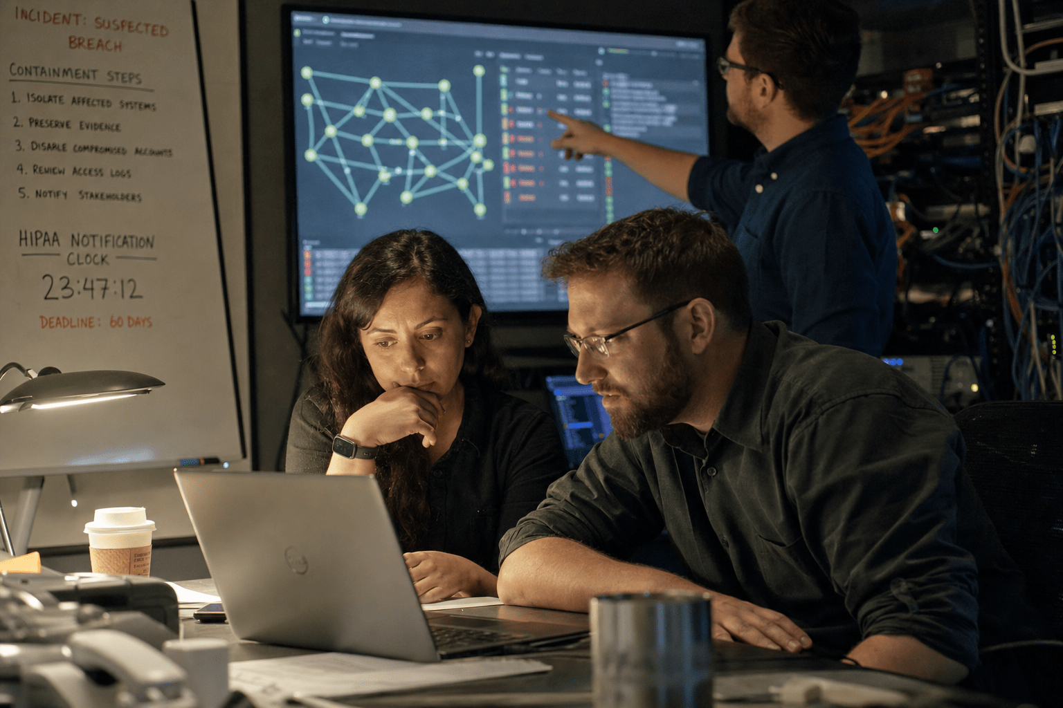Best Incident Response Firms for Healthcare Data Breaches 1 Healthcare incident response team containing a data breach