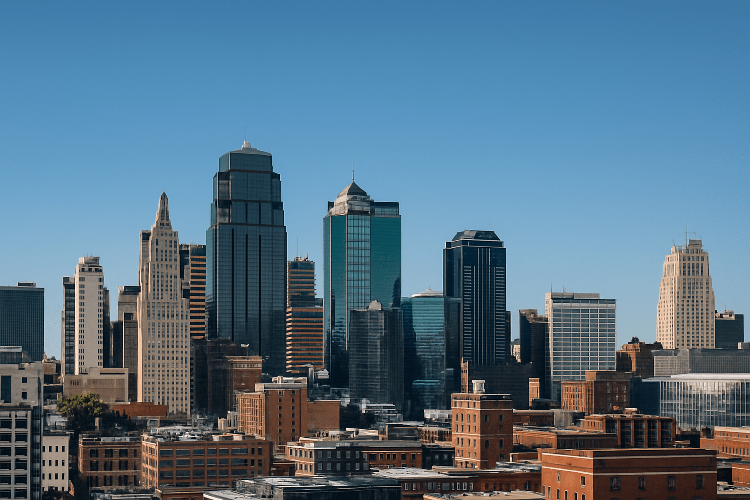 Kansas City MO Skyline