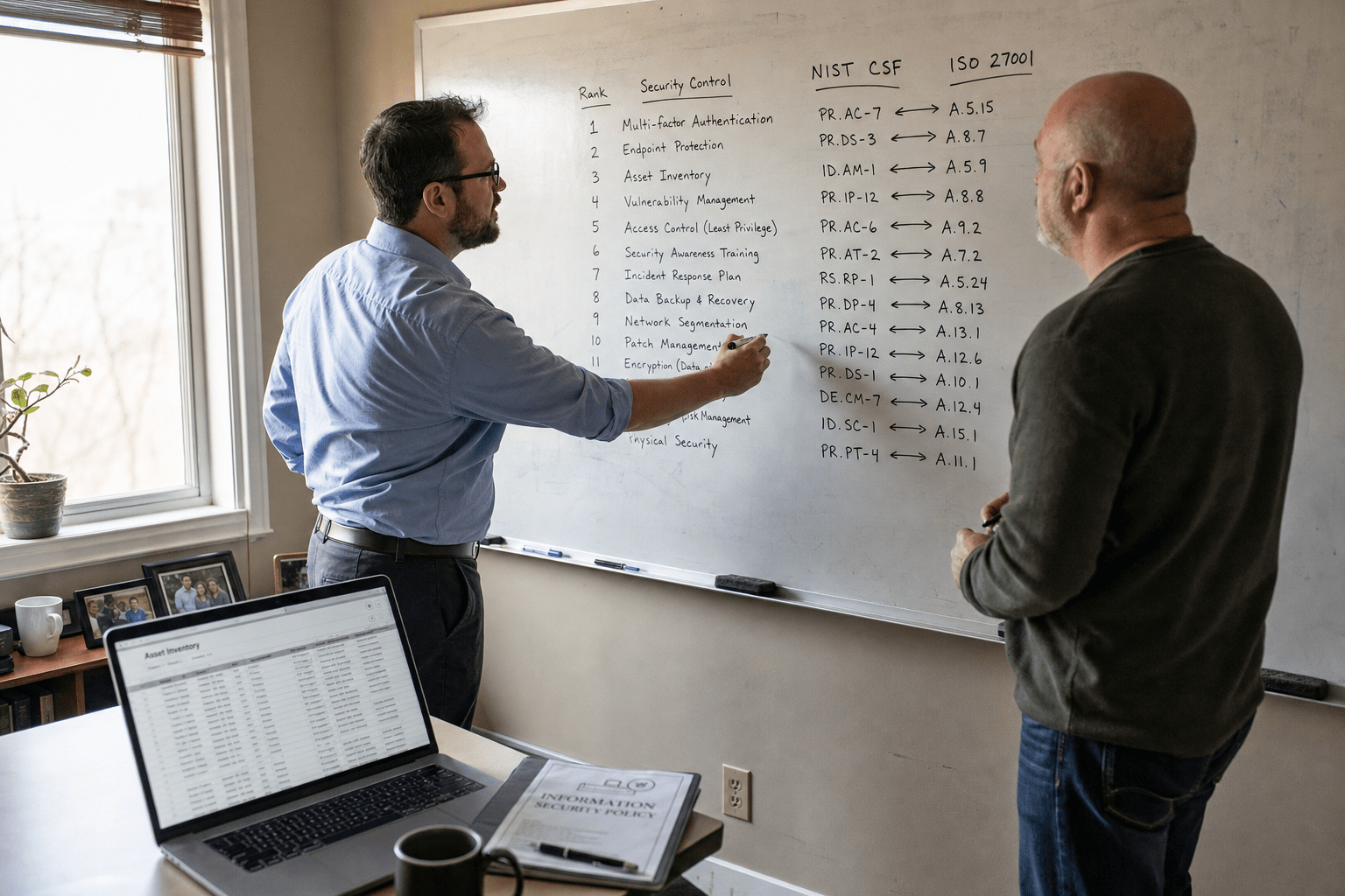 Compliance Framework Overlap: How SMBs Do the Work Once 1 IT lead and owner ranking security controls