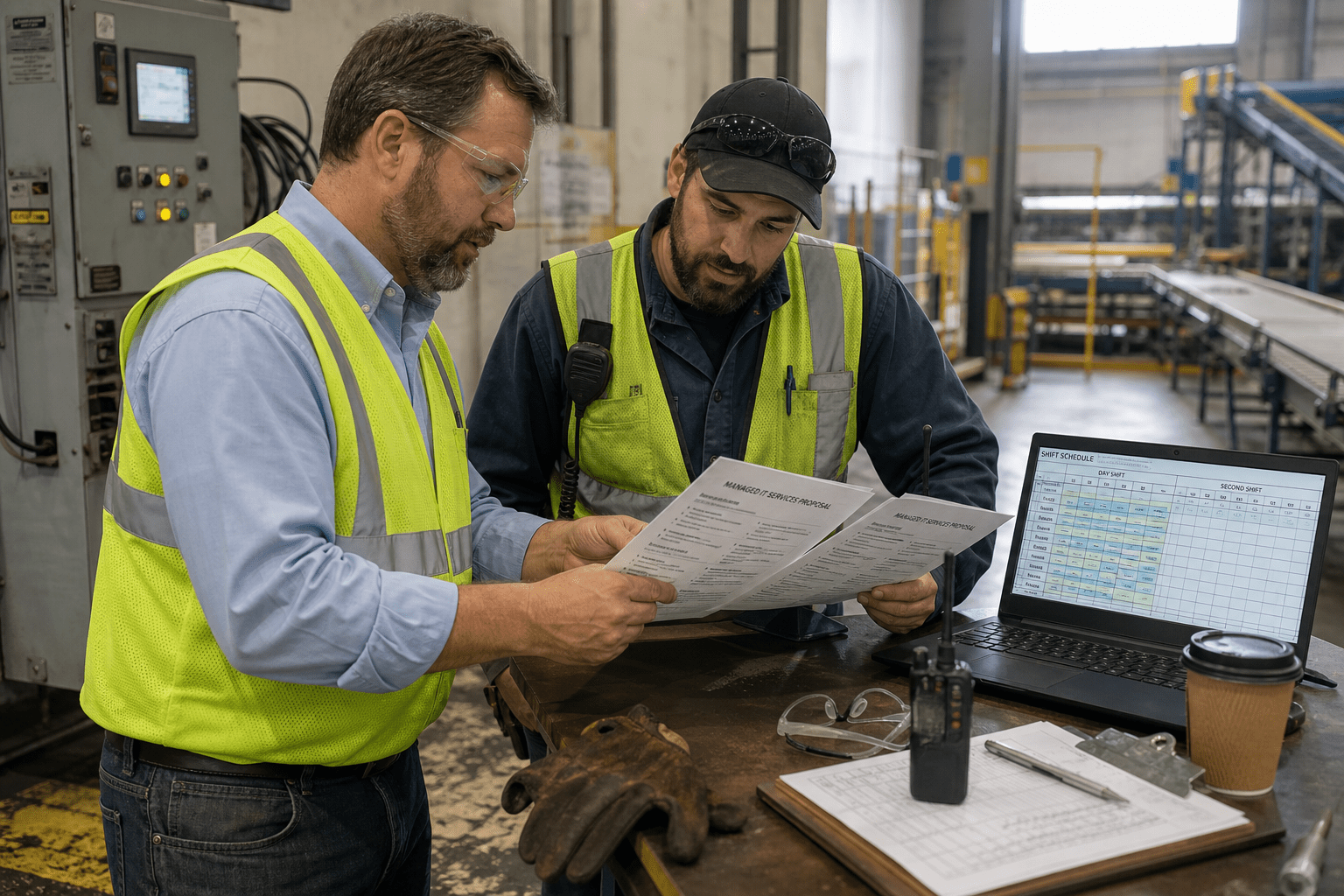 In-House IT vs Outsourced Managed IT for Manufacturers 1 Plant Managers Comparing IT Support Options