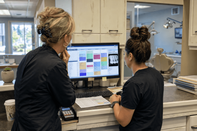 Dental Practice Schedule and Imaging Review