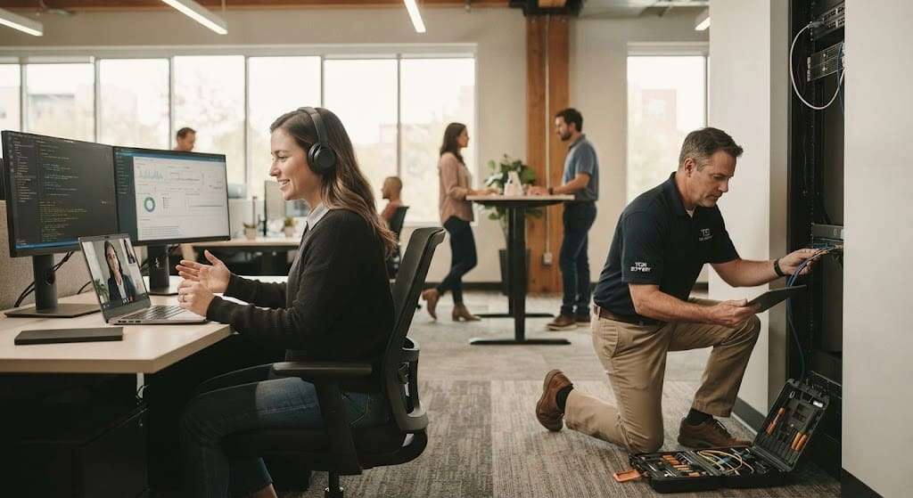 manufacturer with a plant floor