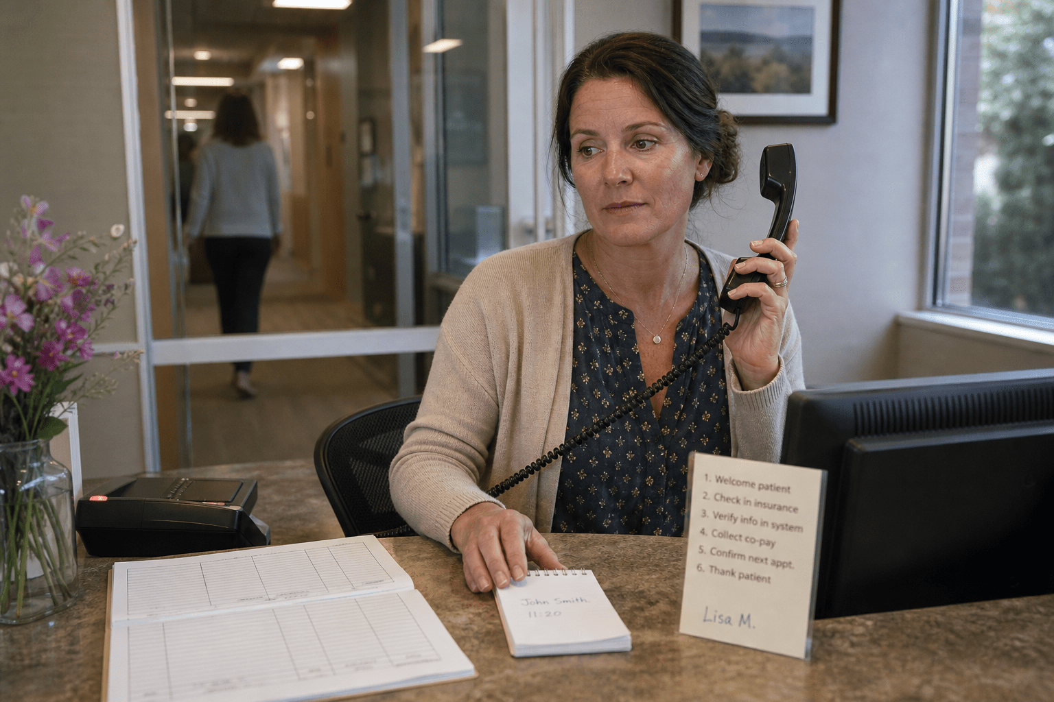 When Law Enforcement Calls Your Business, Verify the Badge 1 Front Desk Verifying an Official Caller