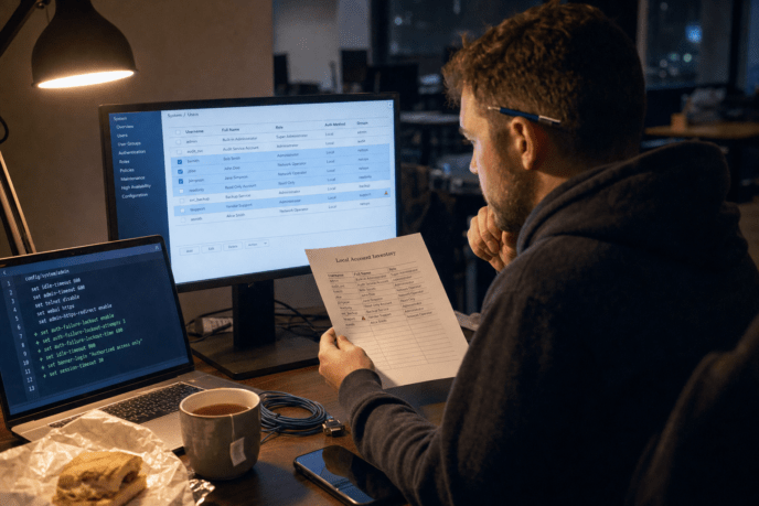 VPN Appliance Account and Config Review
