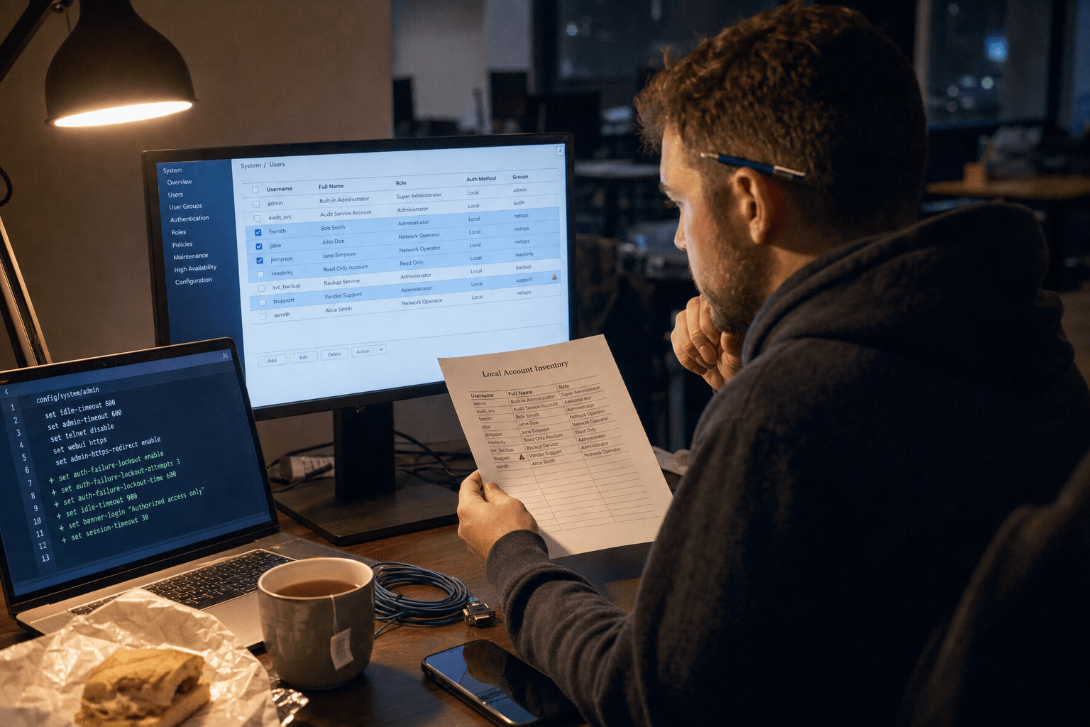 A VPN Appliance Compromise Outlives the Patch You Applied 1 VPN Appliance Account and Config Review