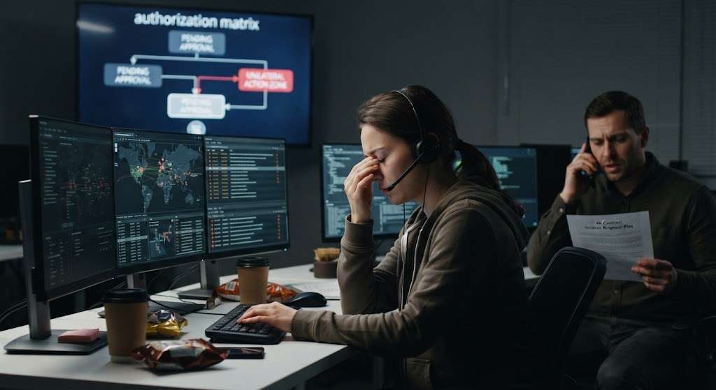 monitoring with an analyst attached