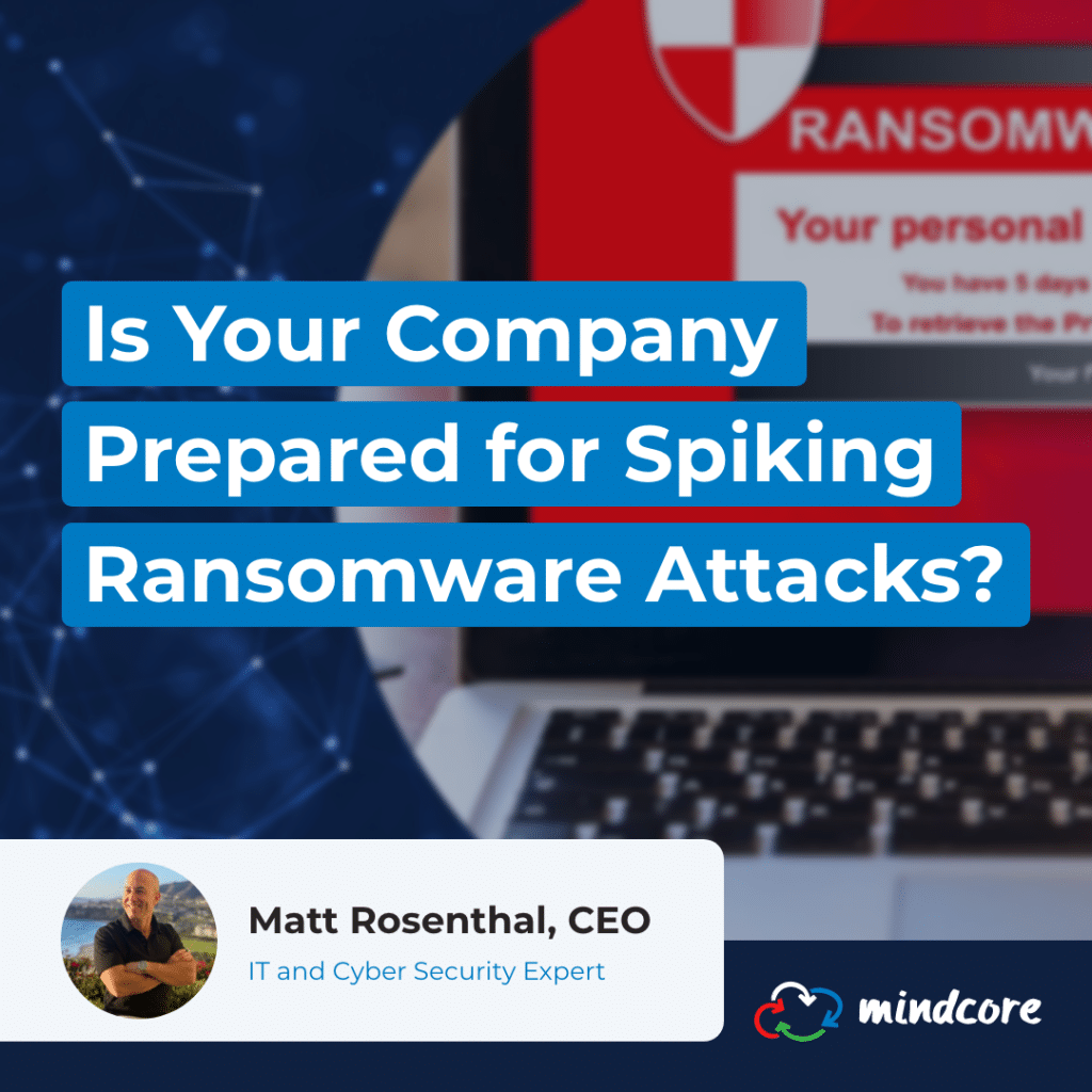 Mindcore February2022 Infographic SpikingRansomwareAttacks